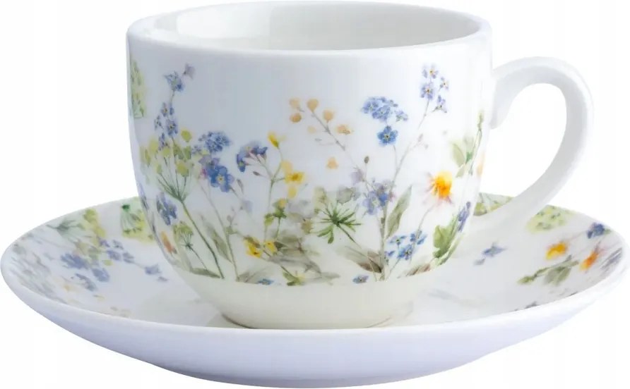 Kávéscsésze csészealjjal porcelán Napsütötte rét 250 ml