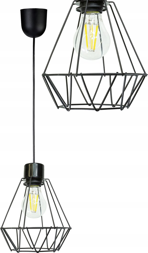 Függőlámpa Túlnyúlás mennyezeti csillár loft Gyémánt 1