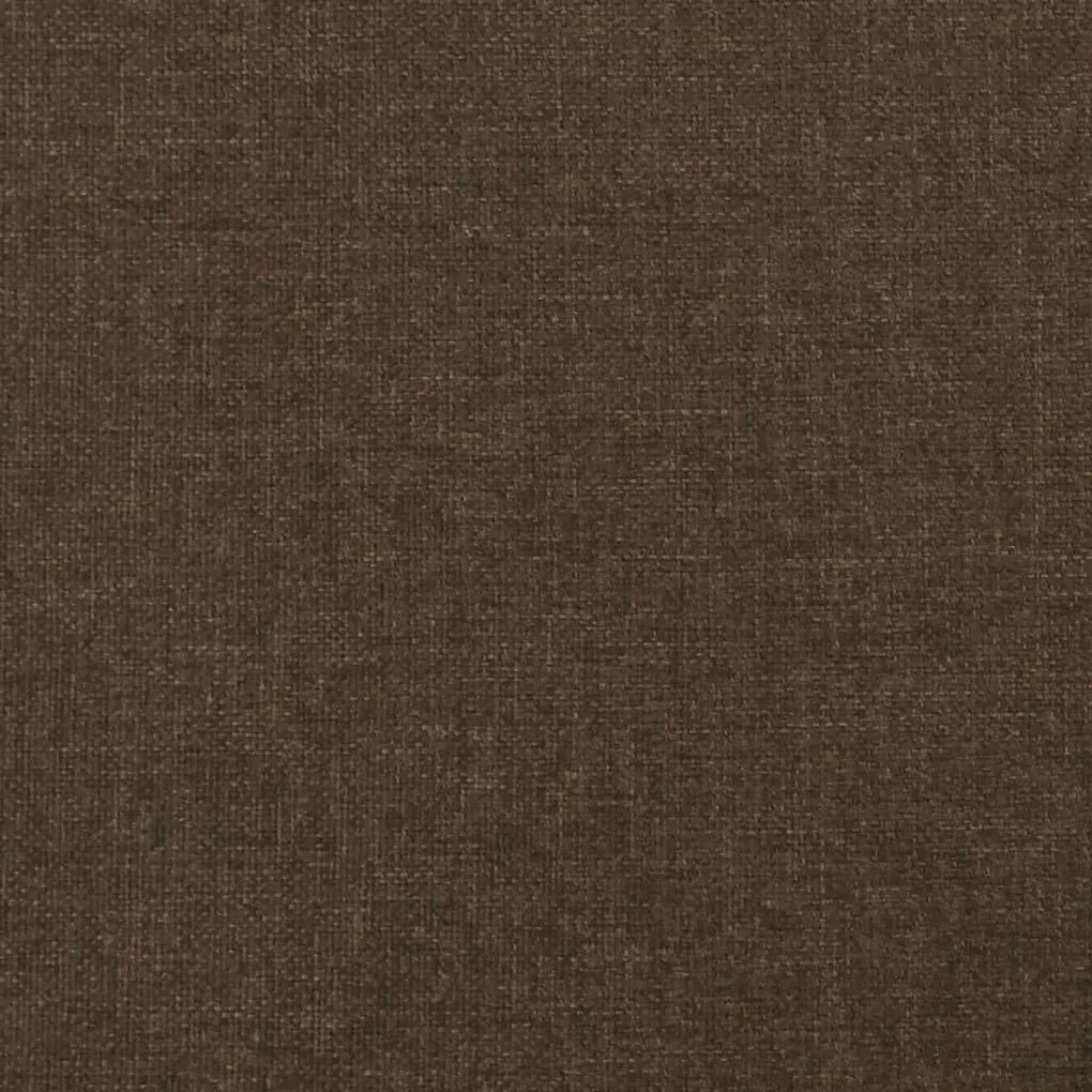 sötétbarna szövet fejtámla szárnyakkal 163 x 23 x 118/128 cm