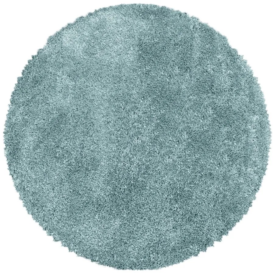 Kék kerek szőnyeg ø 160 cm Fluffy – Ayyildiz Carpets