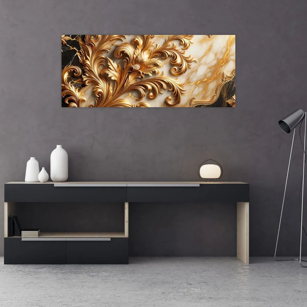 Kép - Márvány arannyal (120x50 cm)