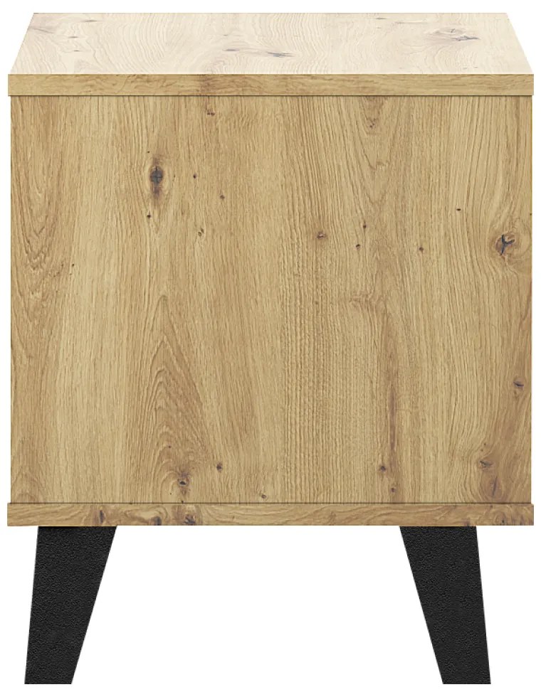 Éjjeliszekrény BOGAN 1S, tölgyfa artisan