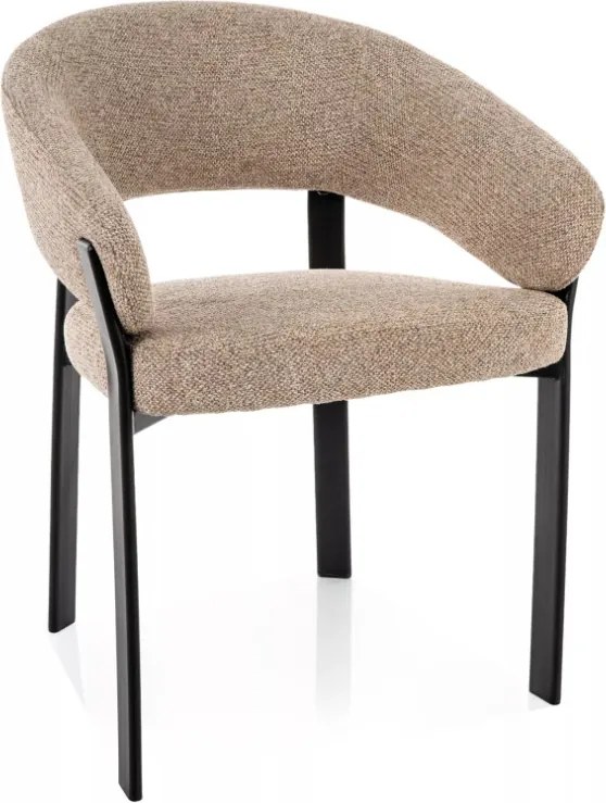 Nagoja étkezőszék bézs/fekete