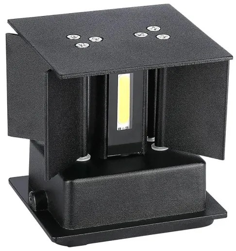 LED Kültéri fali lámpa LED/11W/230V 3000K IP65 fekete