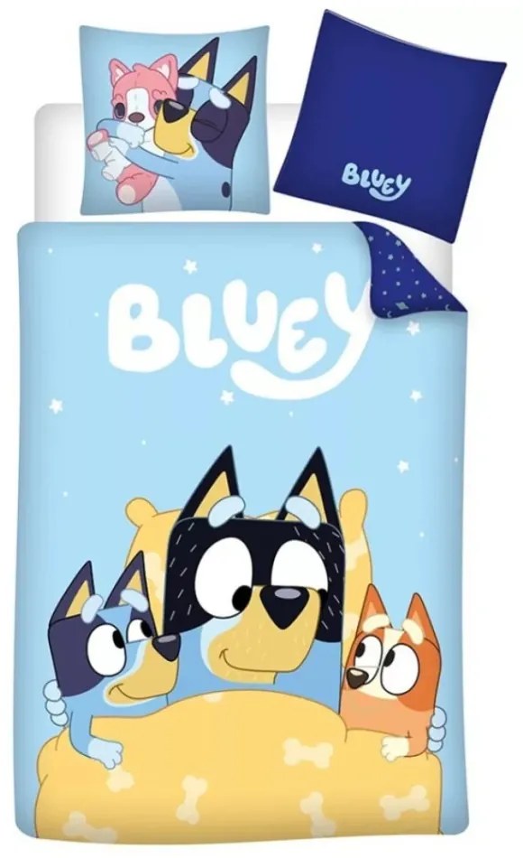 Bluey ágyneműhuzat 140×200cm, 65×65 cm