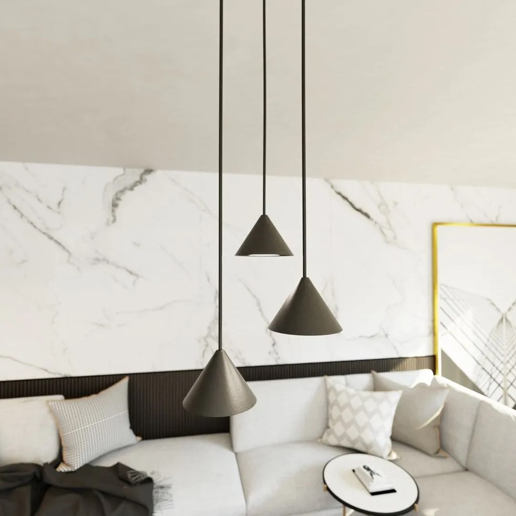 Emibig modern függeszték elit fekete emi1330/3prem