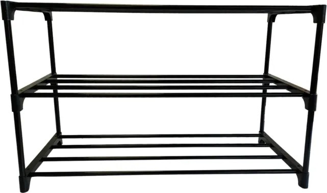 Beast Háromszintes összecsukható fém cipőtartó - 60 x 28 x 38 cm