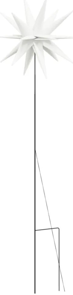 összecsukható tüskés fehér karácsonyi lámpa LED-del 57 cm