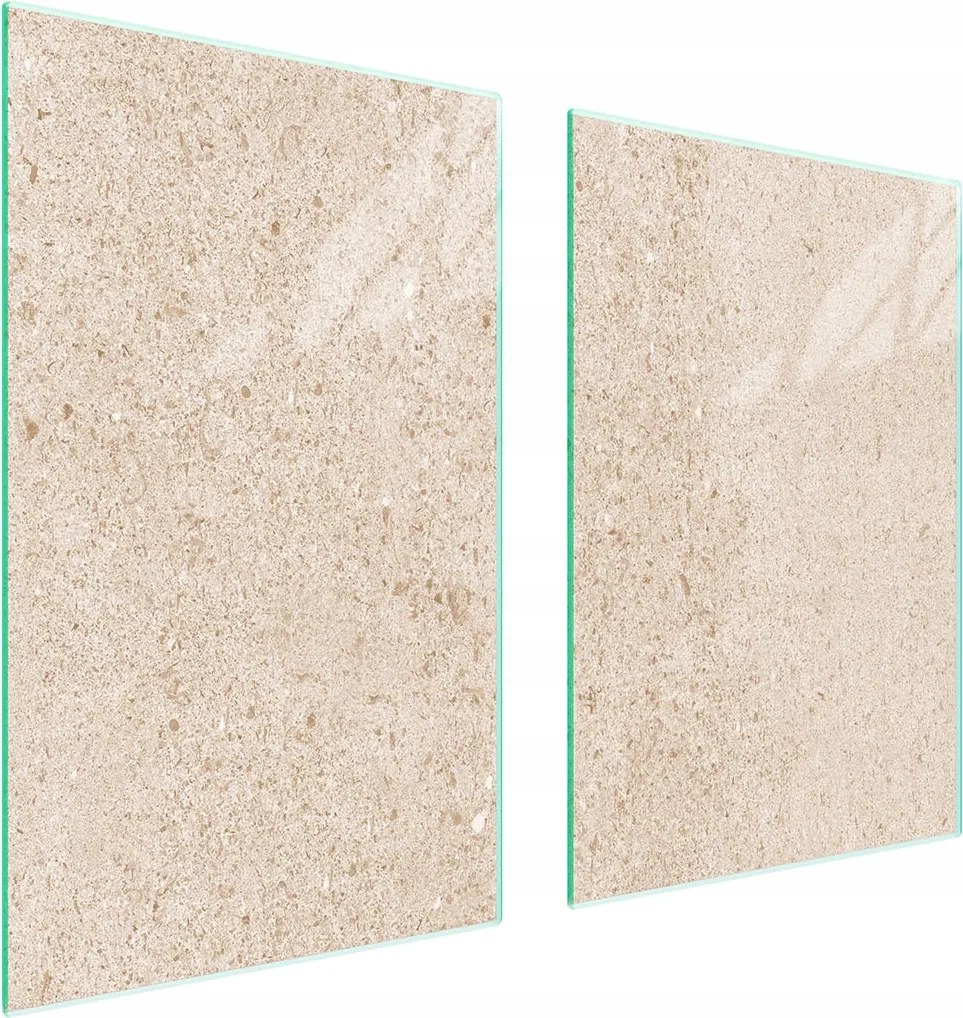 Üveg Konyhai Védőlap 65x52 Bézs Edzett Üveg