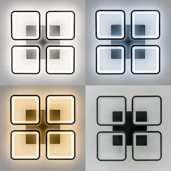 Brilagi - LED Dimmelhető felületre szerelhető csillár SQUARED LED/85W/230V 3000-6500K + távirányító