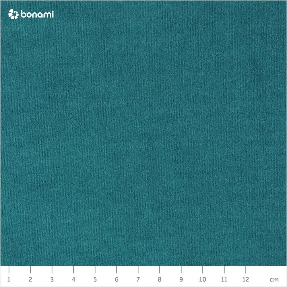 Türkiz bársony kinyitható sarokkanapé (bal oldali) Sweet Harmony – Miuform