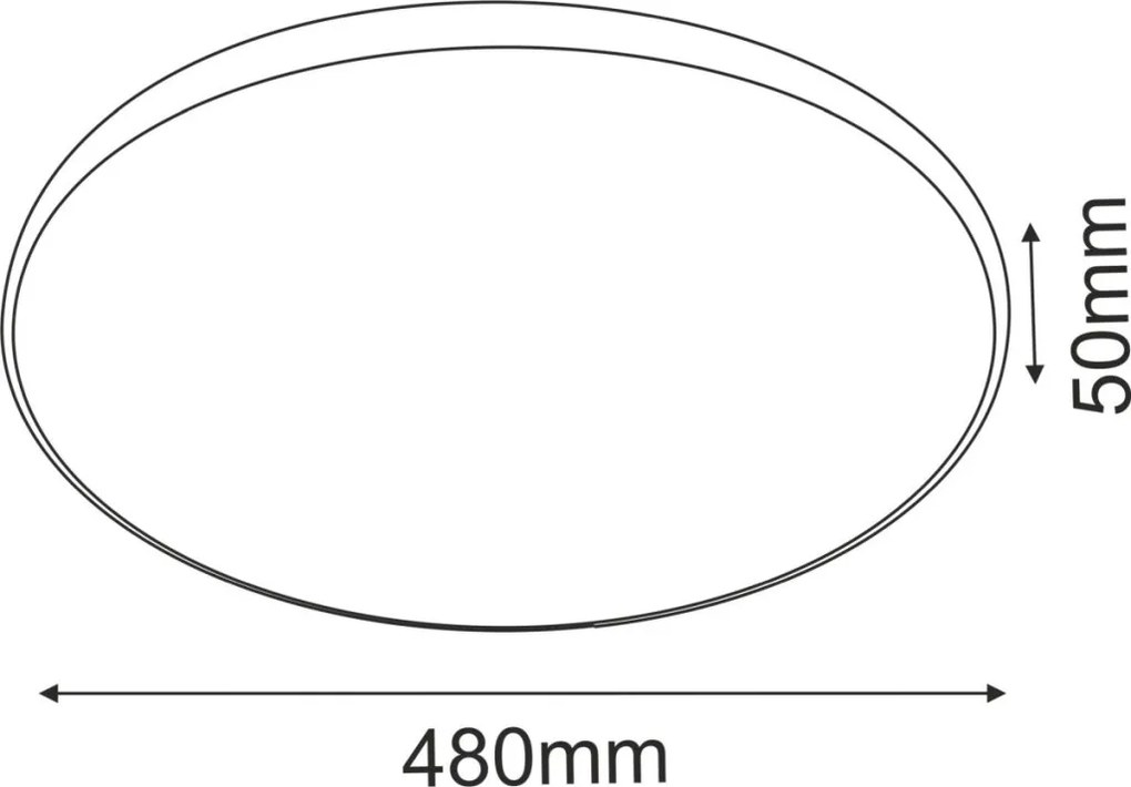 Antigo Ika 1066 Süllyesztett mennyezeti lámpa 1x40W/LED 4000K 3000lm IP54