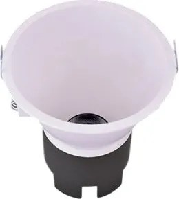 UNIVERSO Süllyesztett spot lámpa 5w 310lm 2700K-4000K.Kap RA90 26° IP20 Fehér D70x77mm kivágás:65mm 5év