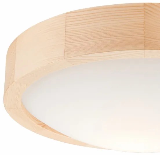 Mennyezeti lámpa NATURAL SLIM 1xE27/60W/230V ø 27 cm fenyő