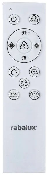 Rabalux 71032 - LED RGB Dimmelhető mennyezeti lámpa LUDANO LED/40W/230V + + távirányító