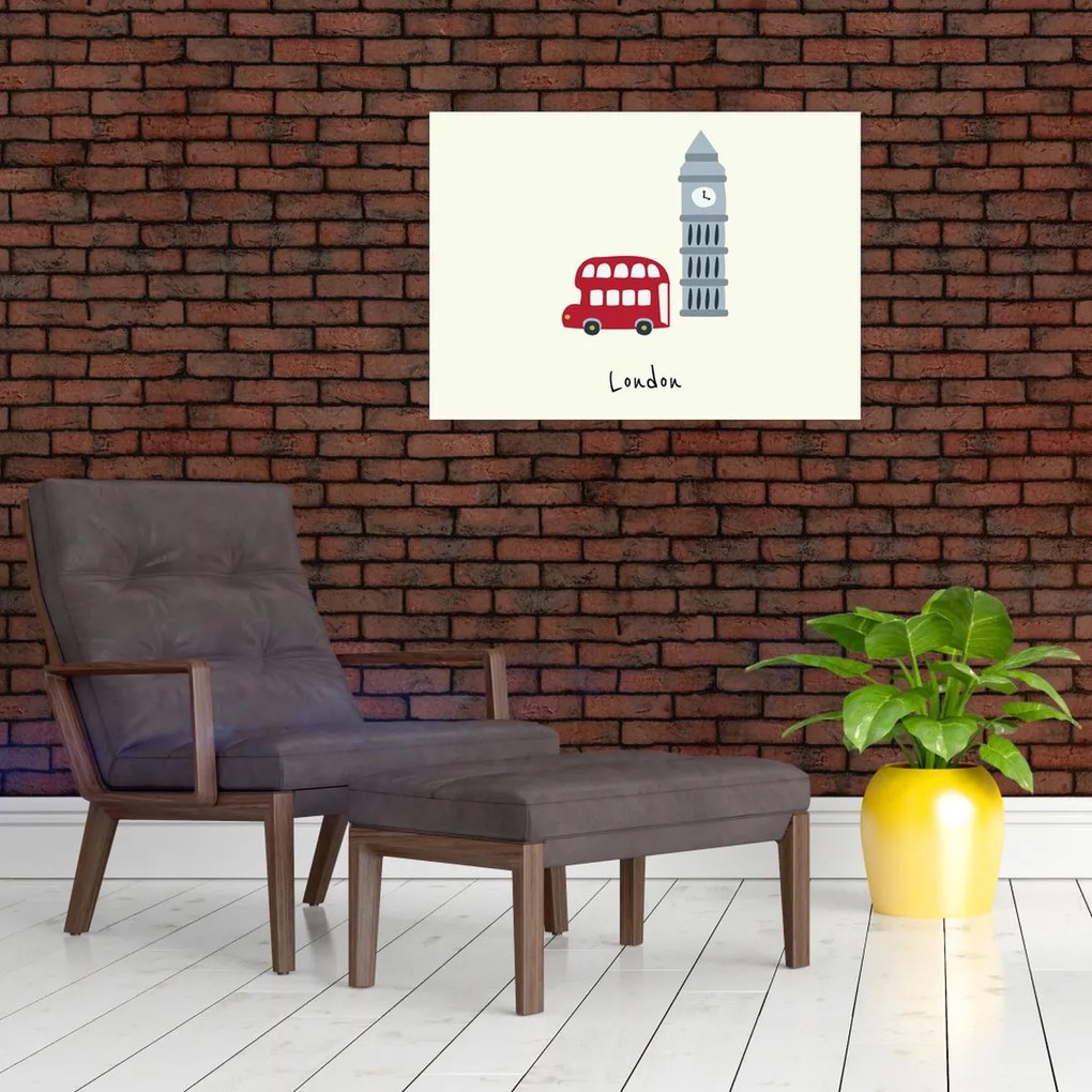 Üveg kép - Európa városai N⁰3 (70x50 cm)