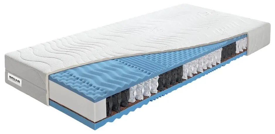 Kemény-közepes keménységű kétoldalas rugós matrac 160x200 cm BonFlex PLUS – BENAB