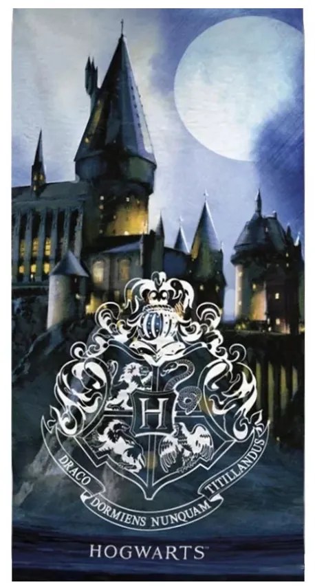 Harry Potter Hogwarts fürdőlepedő, strand törölköző 70x140cm (Fast Dry)