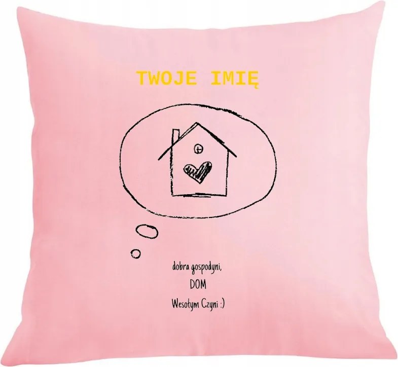 Párna párnahuzat Ajándék Jó Háziasszony Név