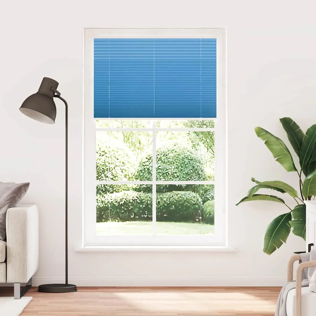 pliszírozott redőny kék 120x200 cm szövetszélesség 119,4 cm