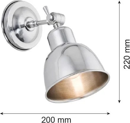 Argon EUFRAT 3172 Fali lámpa 1x15W/E27 IP20