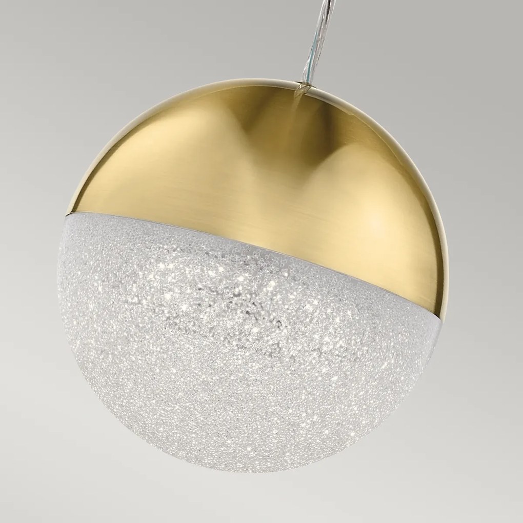 Quintiesse glamour modern függeszték moonlit pezsgő arany elsqn-moonlit-p-cg