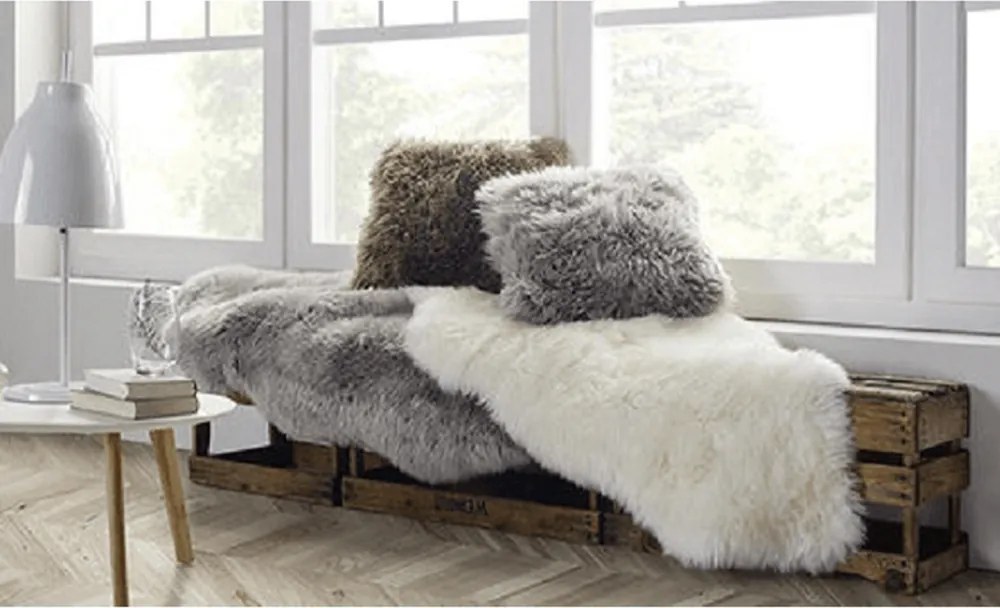 Műszőrme, szürke, 60x90, EBONY TYP 5