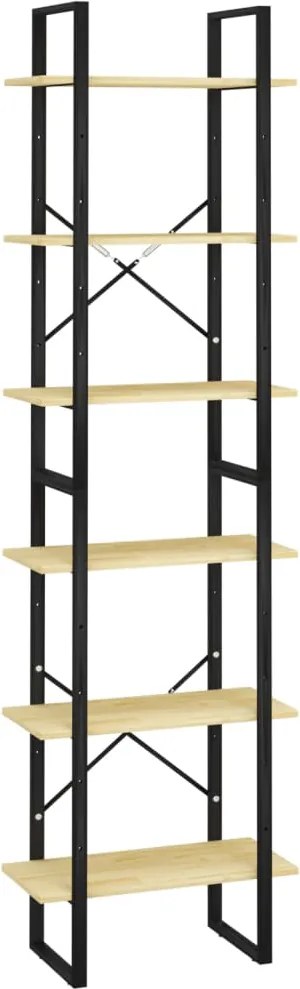 vidaXL tömör fenyőfa tárolópolc 60 x 30 x 210 cm