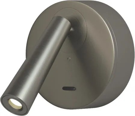 DK/EU-5072-DN Wall lamp SHINE WALL series, D104*H68, LED, IP20, 3000К, 3W, RA≥90, dark nickel color, aluminum — DK/EU-5072-DN