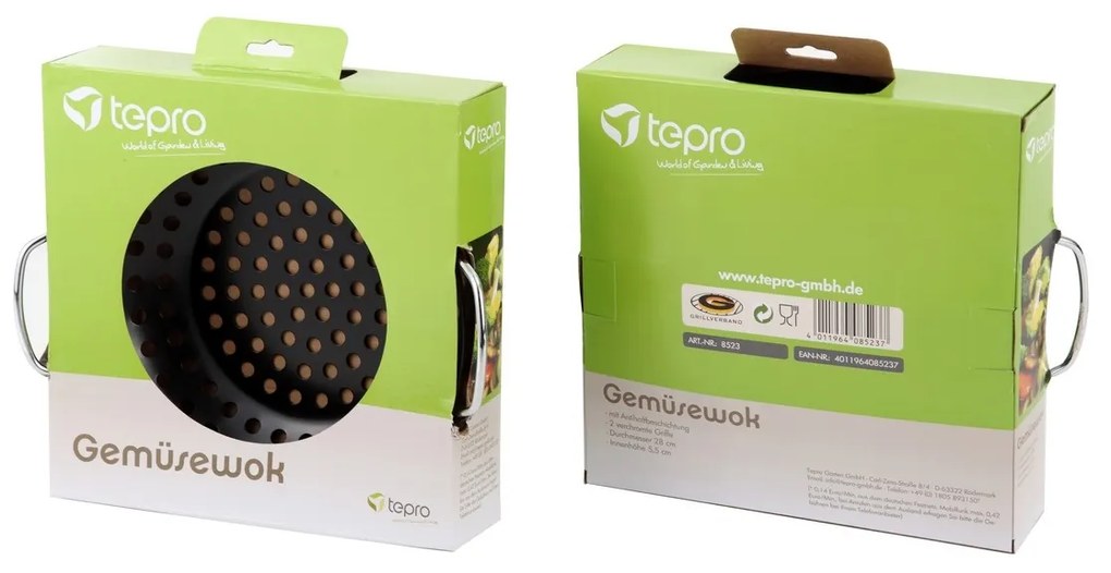 Tepro 8523 Zöldséges wok serpenyő