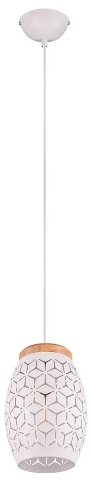 Fehér függőlámpa ø 15 cm Bidar – Reality