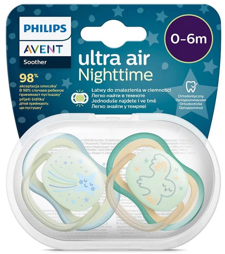 Baba cumi Ultra air Night Avent 0 - 6 hónap - 2 darab fiú