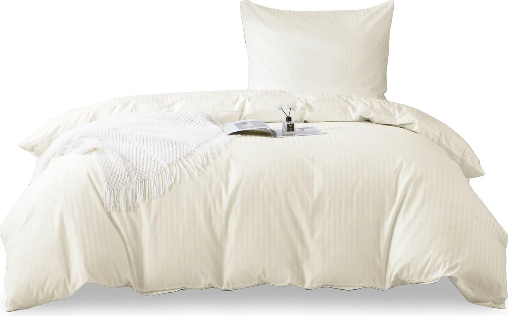 Damaszt pamut-szatén ágyneműhuzat garnitúra 140x200-as