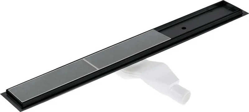 Megfordítható padlóösszefolyó_80 cm, fekete