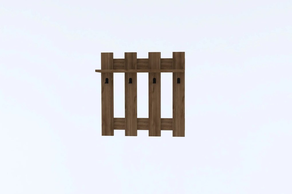 Fali fogas Carina - Walnut