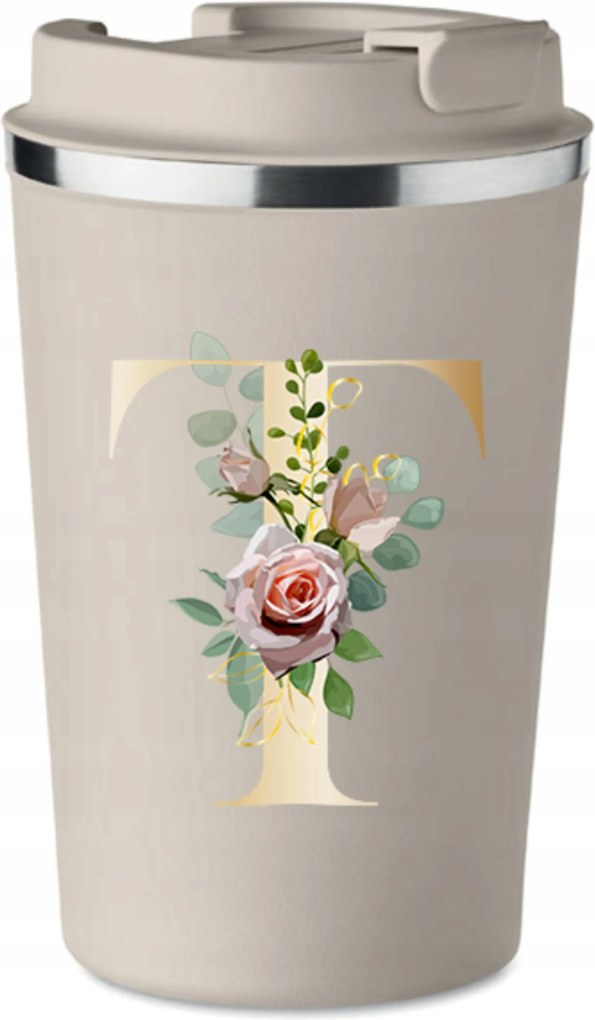 Prémium thermo bögre bézs T-betűvel Tata Tomi Tola KT_145_b