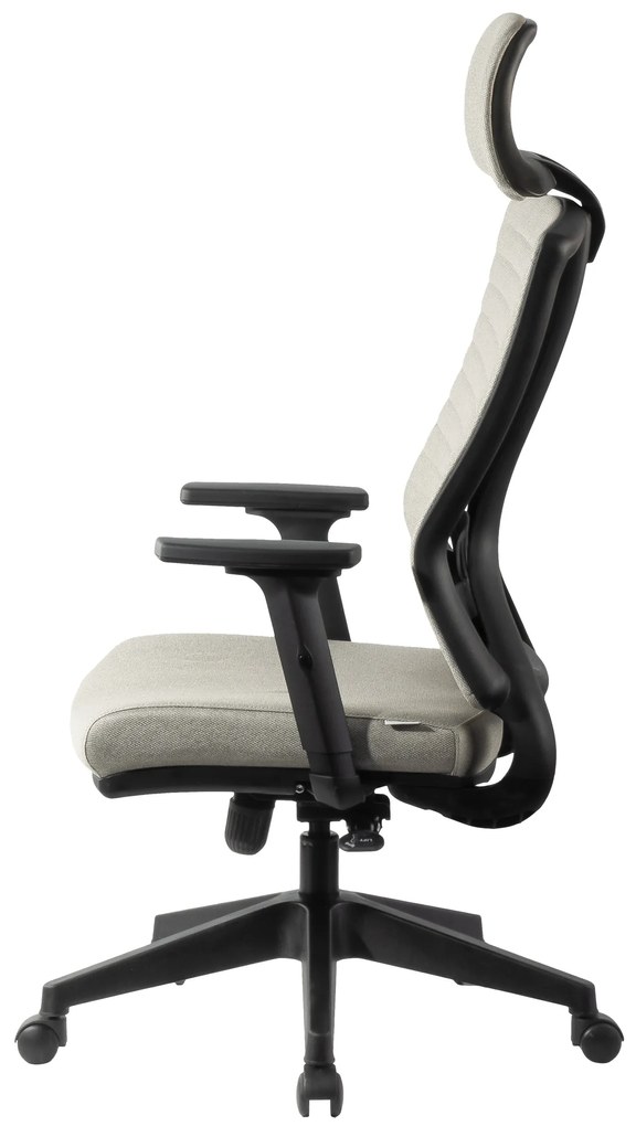 Ello ergonómikus szövet irodai forgószék deréktámasszal, fejtámasszal