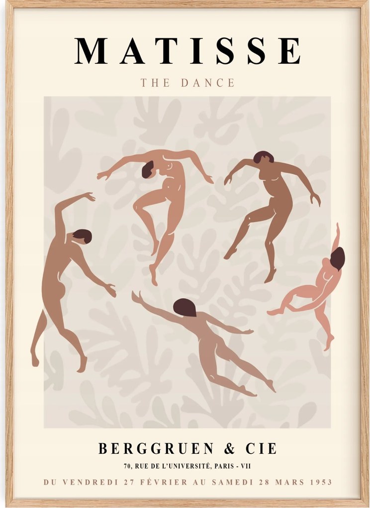 Poszter 50x70 Henri Matisse A Tánc 1910 Ermitázs Múzeum Szentpétervár