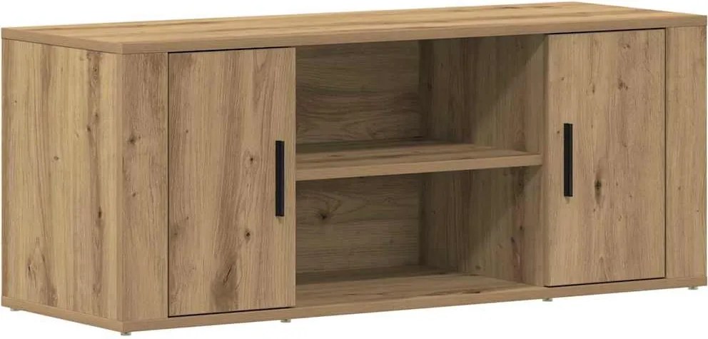 vidaXL TV szekrény kézműves tölgy 100 x 35 x 40 cm Faanyag