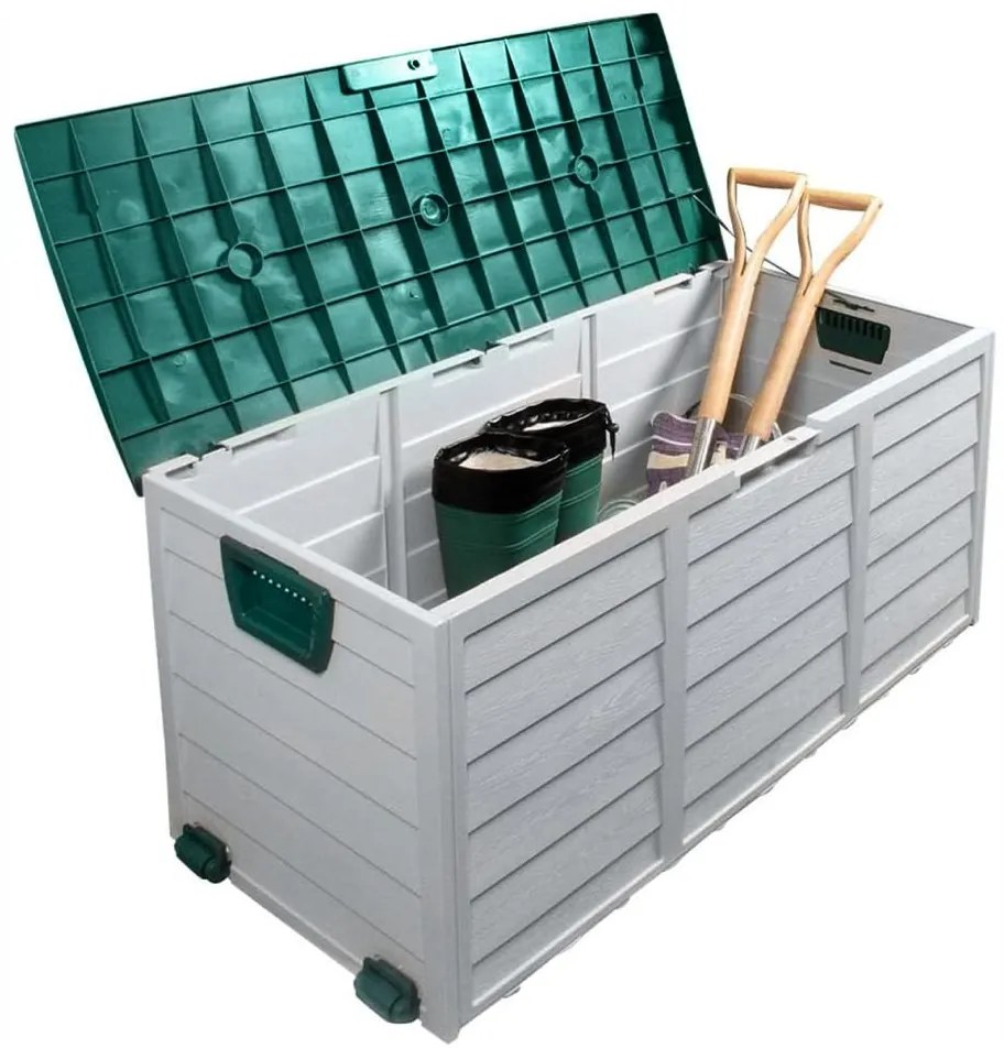 Kerti tároló box Korta (szürke + zöld). 1119444