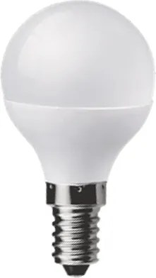 Led izzó menetes E14 14 Smd meleg szín 6W golyó