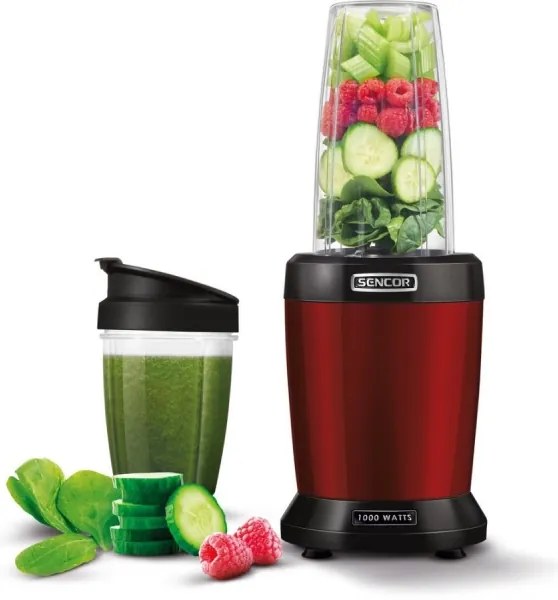 Sencor - Smoothie nutri turmixgép 1000W/230V piros