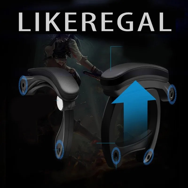 Likeregal 920 gamer szék lábtartóval kék masszázs funkcióval (LI-SW110BL)