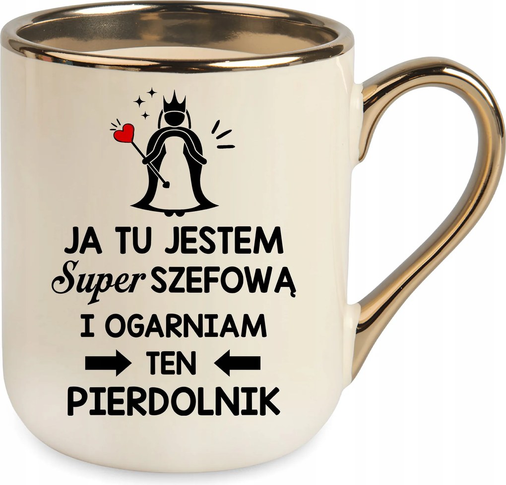 Elegáns Arany Bögre Az Elnök Főnökének Születésnapi Ajándék Karácsony Doboz