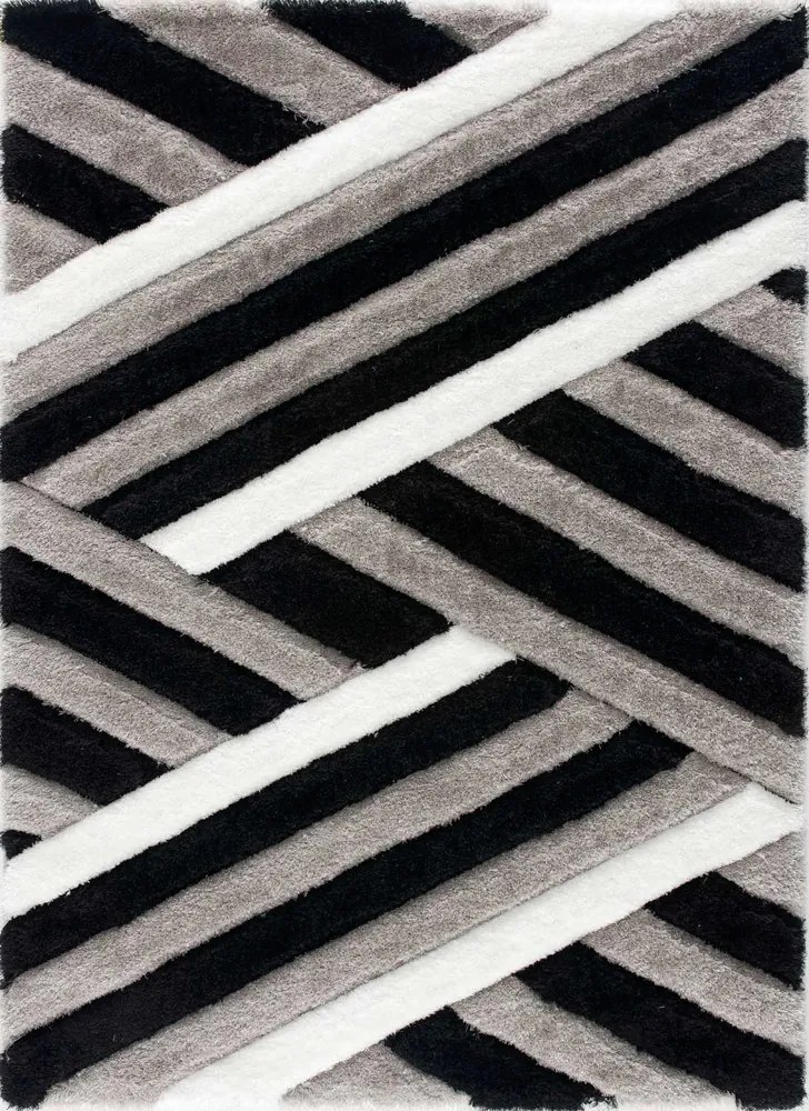 California Shaggy P302D szürke szőnyeg 120x170 cm