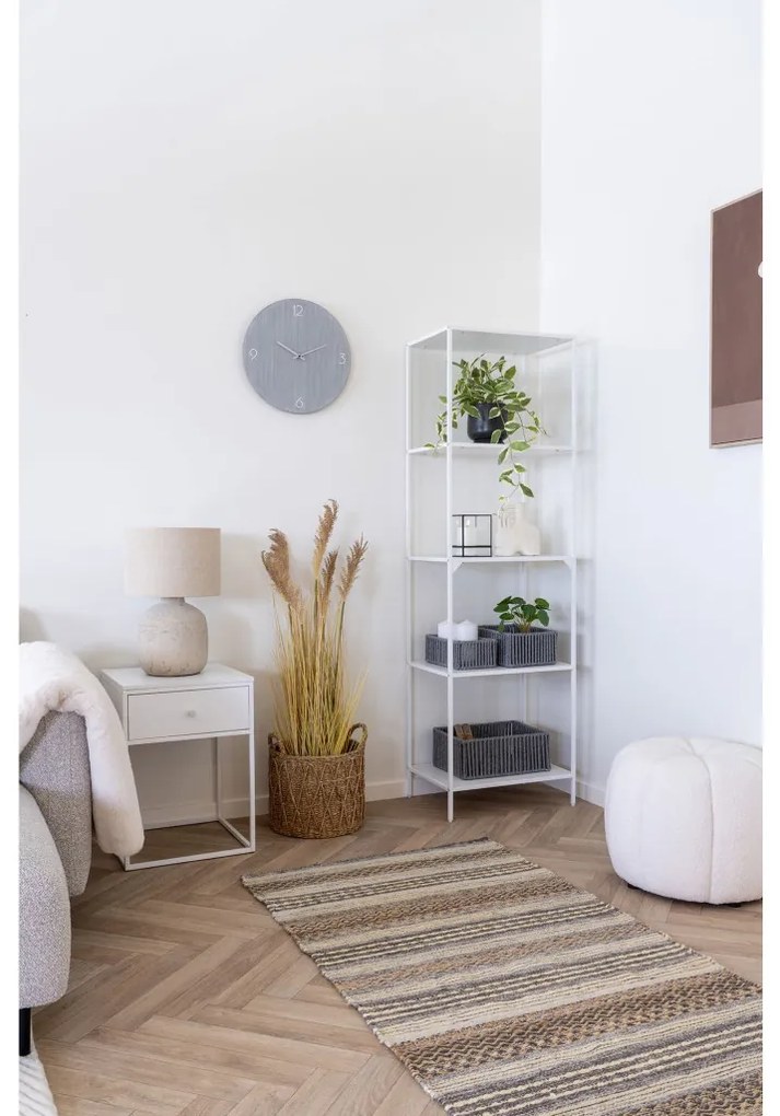 Ravenna falióra, MDF, világosszürke, hangtalan 40 cm