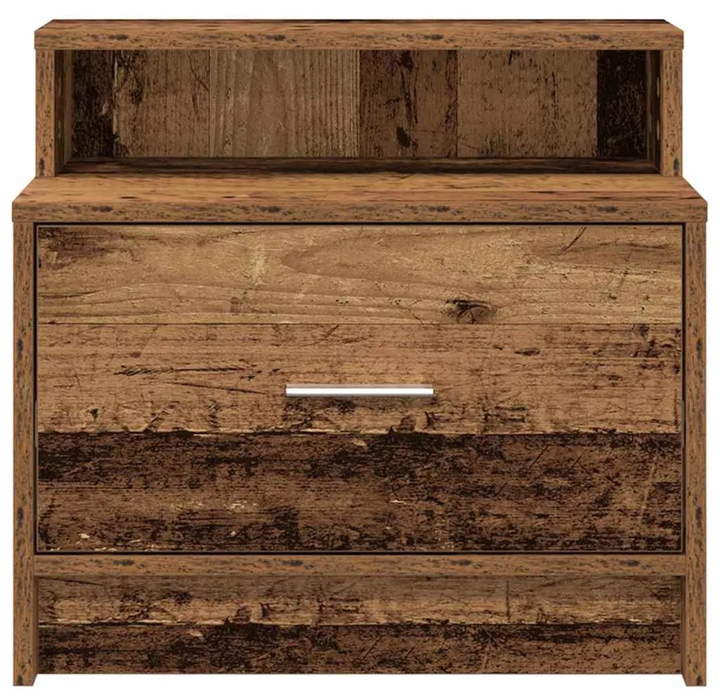éjjeliszekrények fiókkal 2 db régi fa 51 x 31 x 47 cm