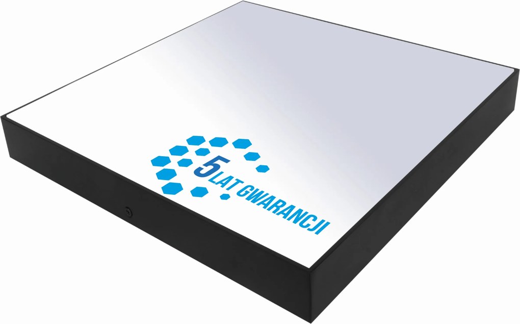 Led panel 30x30cm 24W Mennyezeti lámpa Fekete 3 fényszín IP44 5 Év