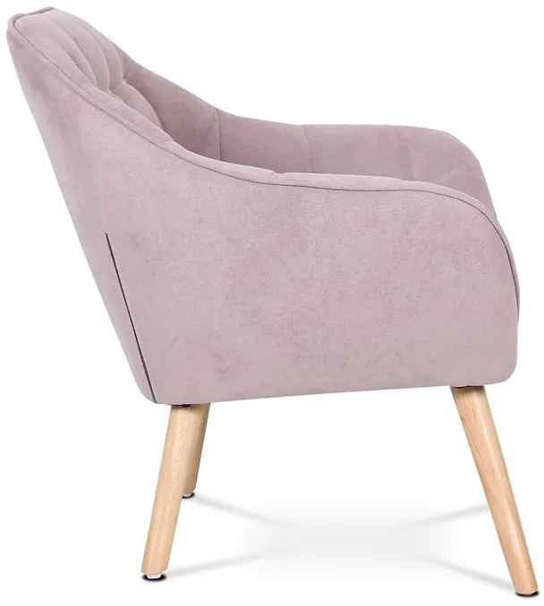Kétszemélyes kanapé, rózsaszín szövet kárpittal, AK-322 PINK2