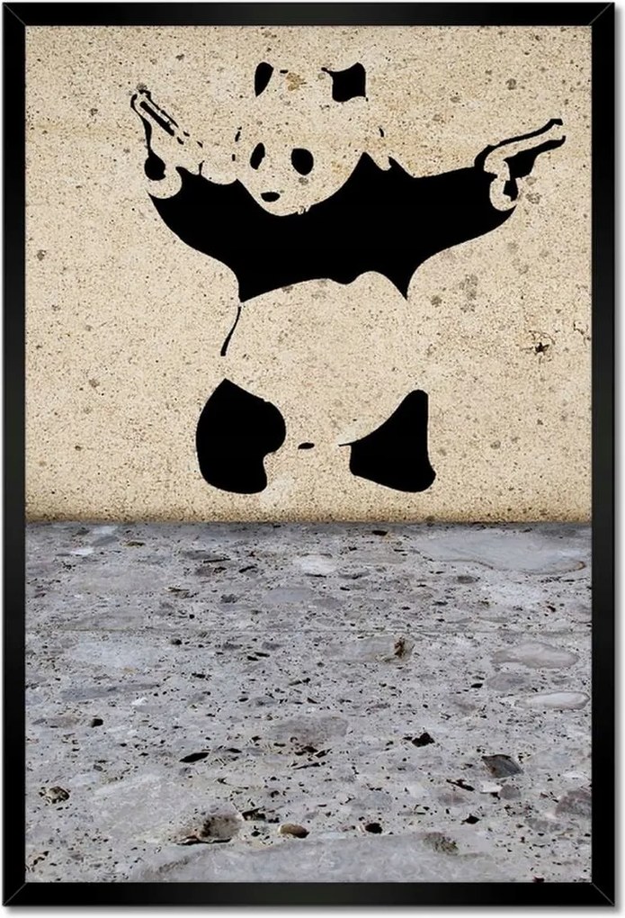 Poszterek keretben 40x60 Banksy Panda